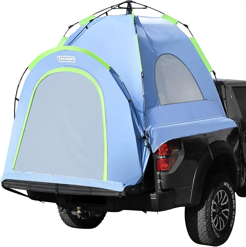 Tecoom Pop-up Truck Tent Waterproof PU3000mm Double Layer (Blue Gray)
