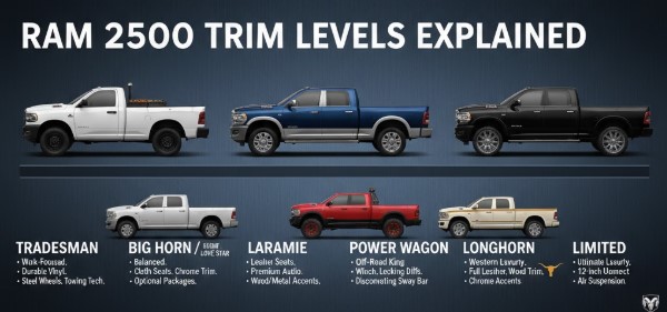 ram 2500 trim levels explained