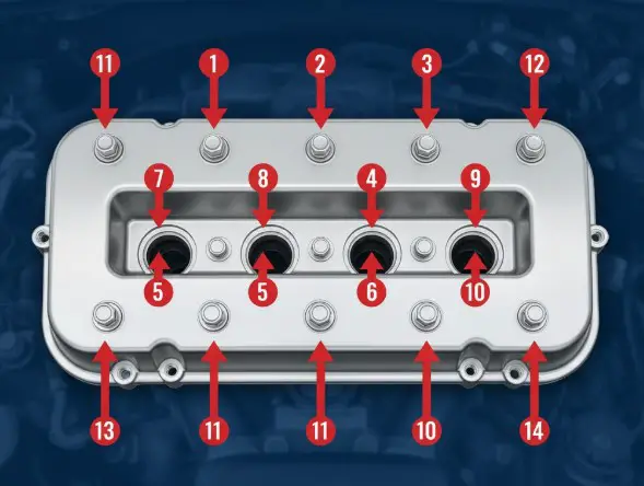 valve cover with 10 bolts