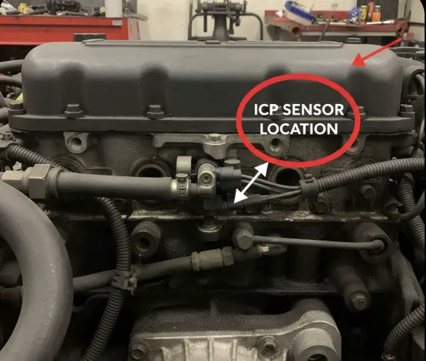 7.3 Powerstroke ICP Sensor Location