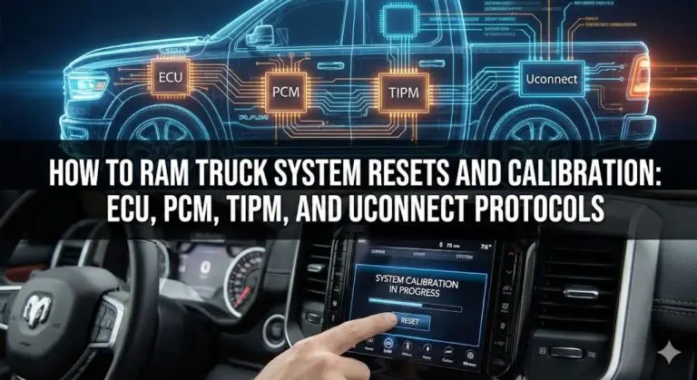 How To RAM Truck System Reset