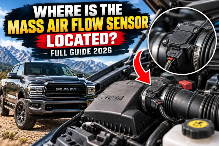 Where Is the Mass Air Flow Sensor Located? Full Guide 2026