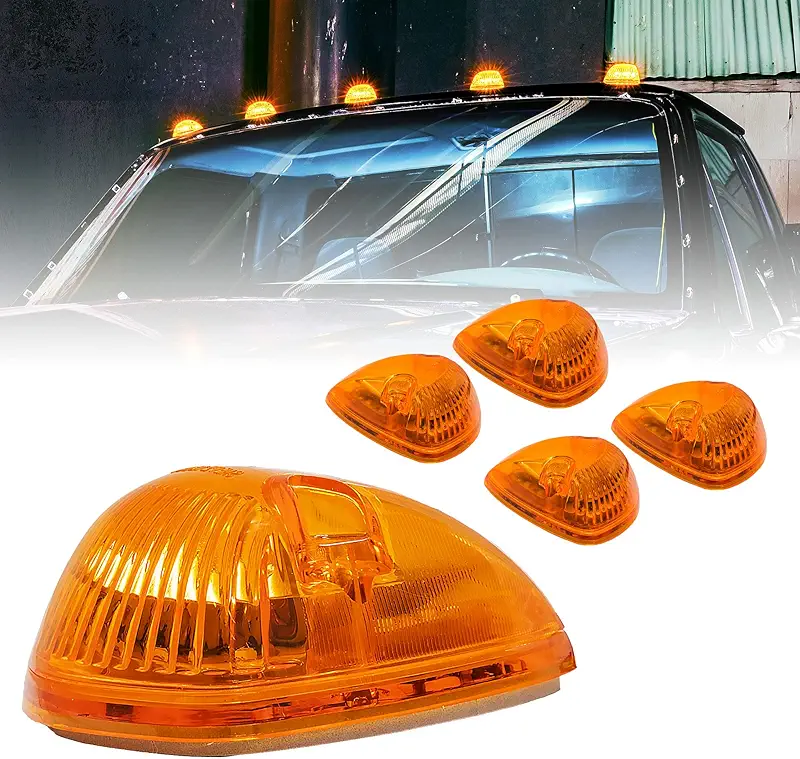 TRUE MODS Amber Teardrop Cab Marker Light Kit