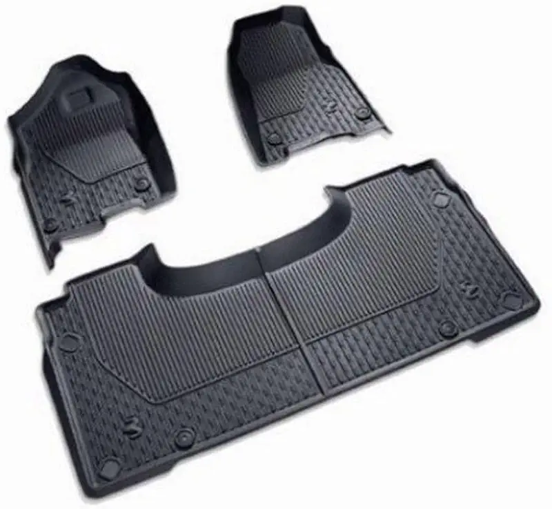 Mopar 82215321AB - 2019 Ram 1500 All-Weather Slush Mats - Black - Crew Cab