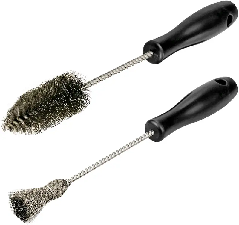 2pcs Injector Sleeve Cup Bore Seat Cleaning Brush Kit