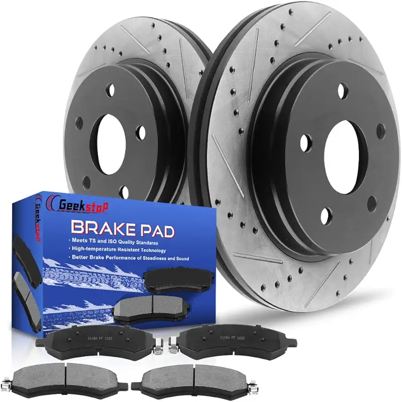 Geekstop Front Brake Rotors and Pads