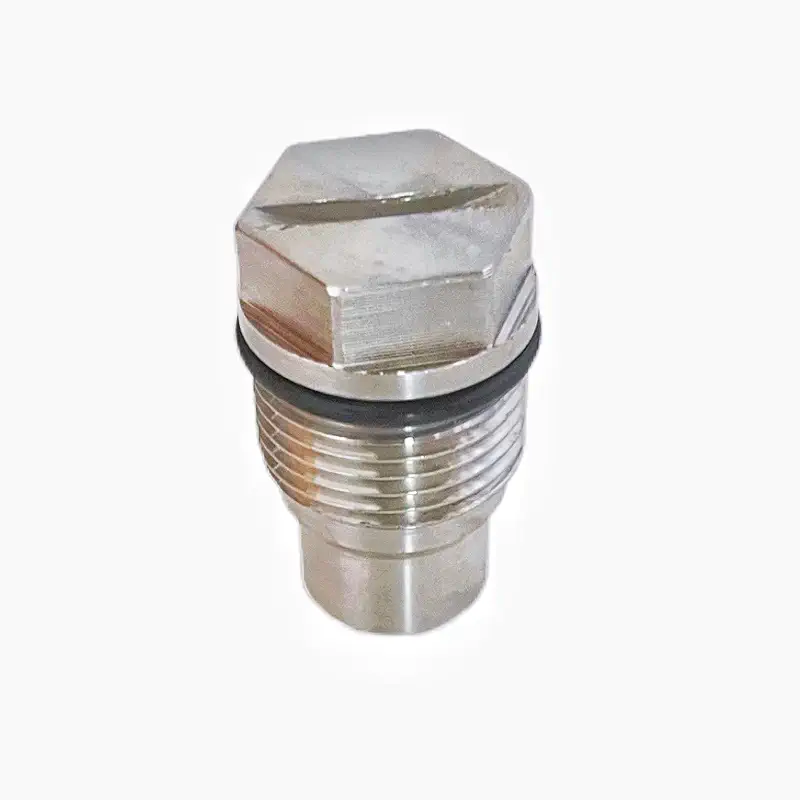 Common Rail Fuel Plug Valve Compatible for Chevy GMC 6.6l Duramax 2004.5-2010 & Dodge Ram Cummins 6.7 Diesel