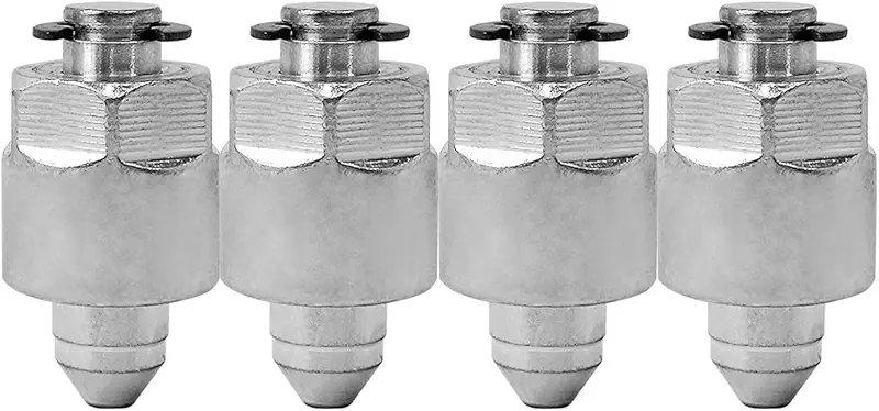 18mm Diesel Common Rail Fuel Injector Block-Off Tool M18 Cap Compatible with 2007-2018 Dodge Cummins 6.7L and 2006-2011 Chevy GMC Duramax 6.6L LBZ LMM (4PCS)