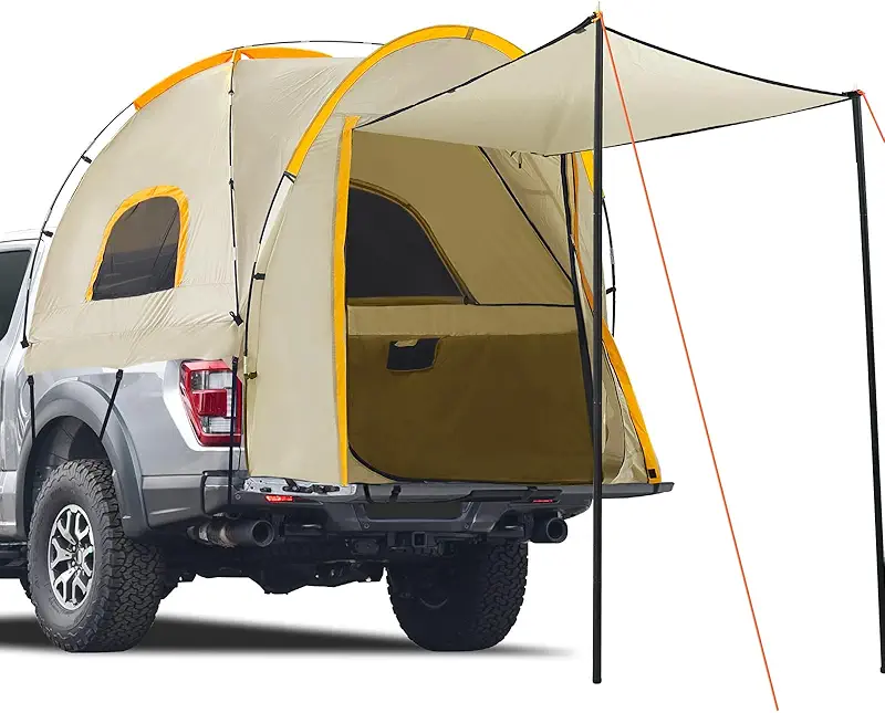 Pickup Truck Tent with Awning Shade (5.5-6.3 FT Truck Bed)