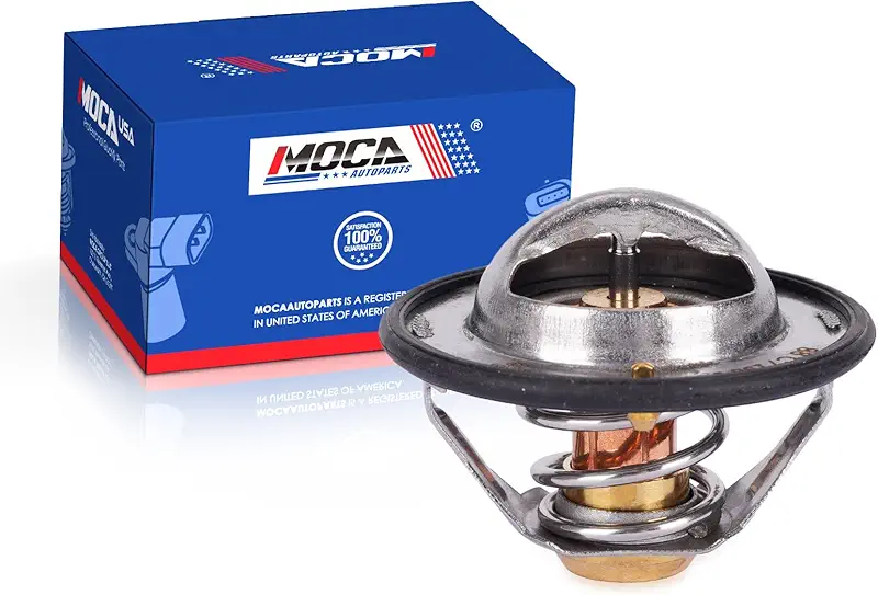 MOCA Engine Coolant Thermostat Compatible with 1998-2009 for Dodge Ram 2500 5.9L, 2000-2008 for Ford F-650 5.9L, 2011-2023 for Ram 2500 6.7L, 2007-2010 for Dodge Ram 3500 6.7L
