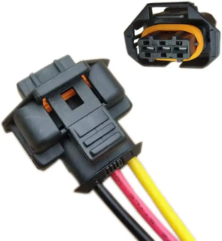 Pack of 1PCS Fuel Rail Pressure Sensor Connector Plug Wire Harness Repair Replacement for Dodge Ram 2500 3500 5.9L 2003-2007 Dodge Cummins 6.7L 2007-2012 0281006425 0281006327 5093112AA