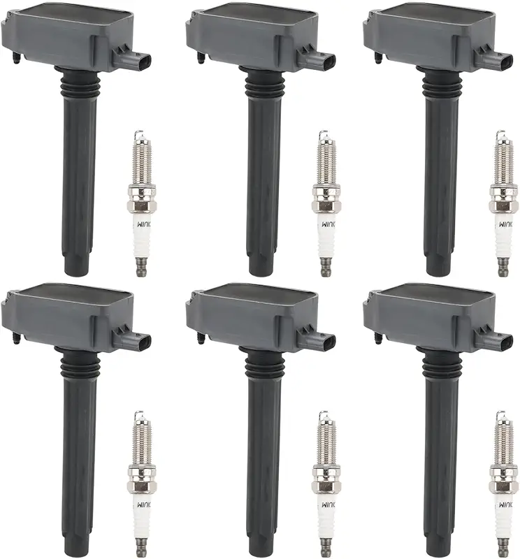 JDMON Ignition Coils Pack with Spark Plug