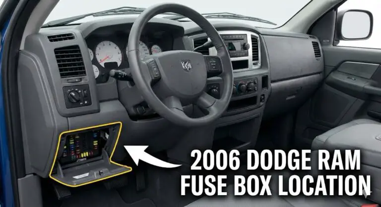 2006 dodge ram fuse box location