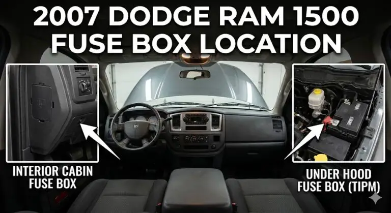 2007 dodge ram 1500 fuse box location