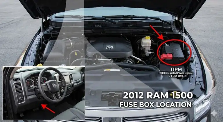 2012 ram 1500 fuse box location