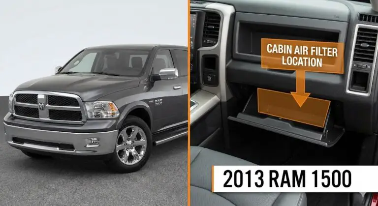 2013 ram 1500 cabin air filter location