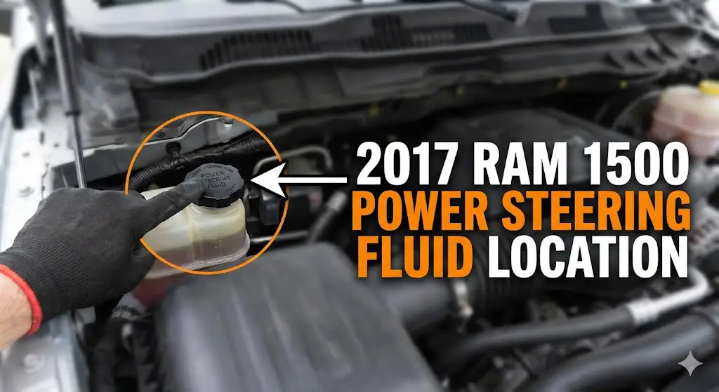 2017 ram 1500 power steering fluid location