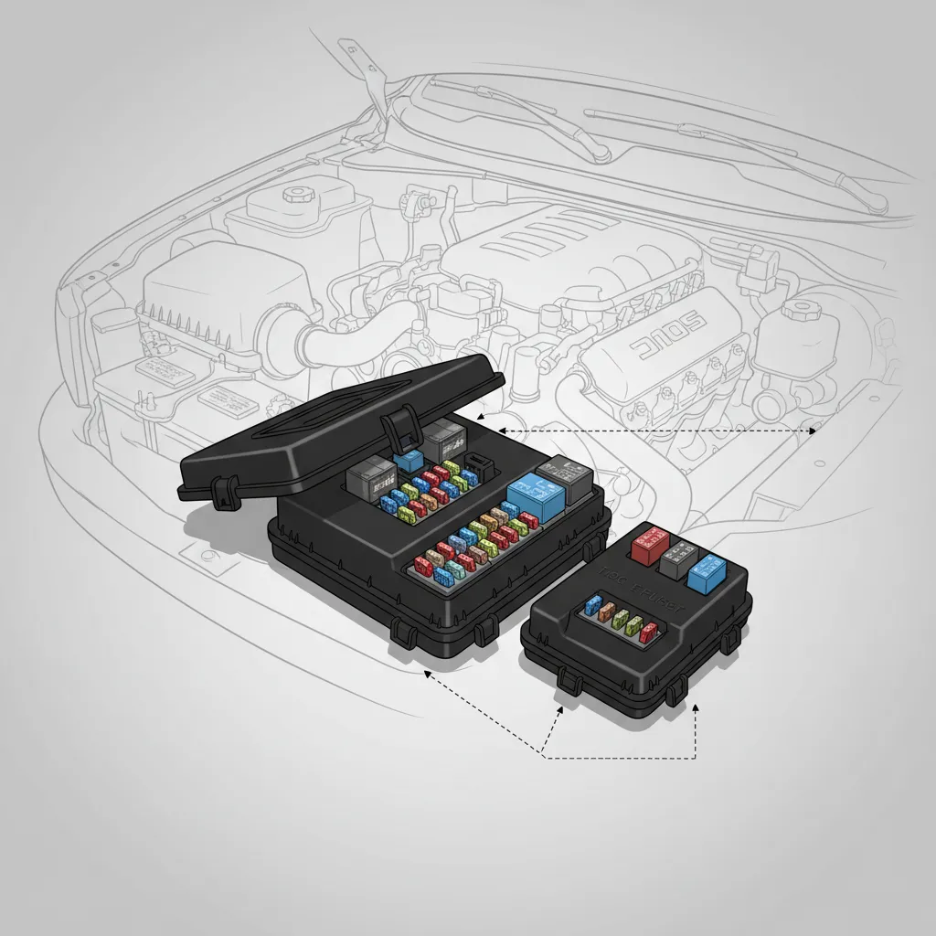 2007 dodge ram relay location
