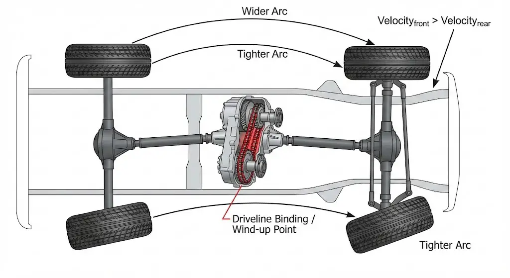 Ackermann Steering and Path Differentiation