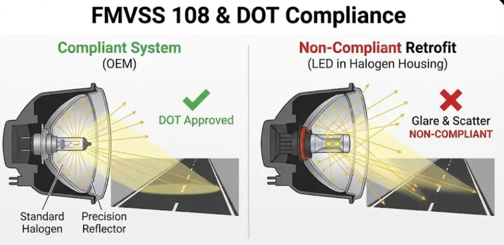 FMVSS 108 and DOT Compliance