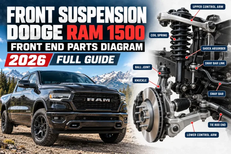 Front Suspension Dodge Ram 1500 Front End Parts Diagram: 2026 Full Guide