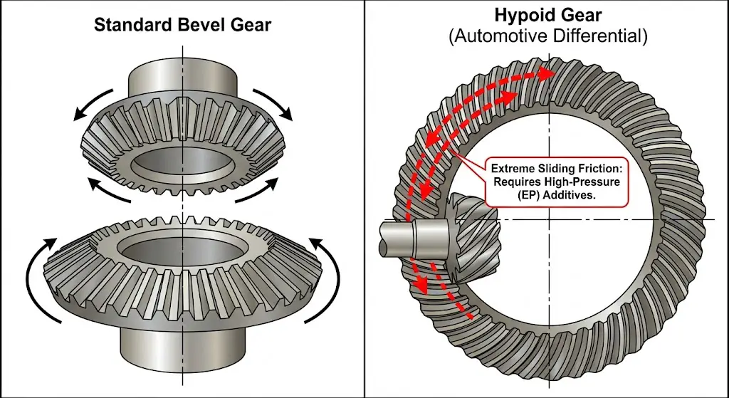 Hypoid Gear Mechanics & Sliding Friction