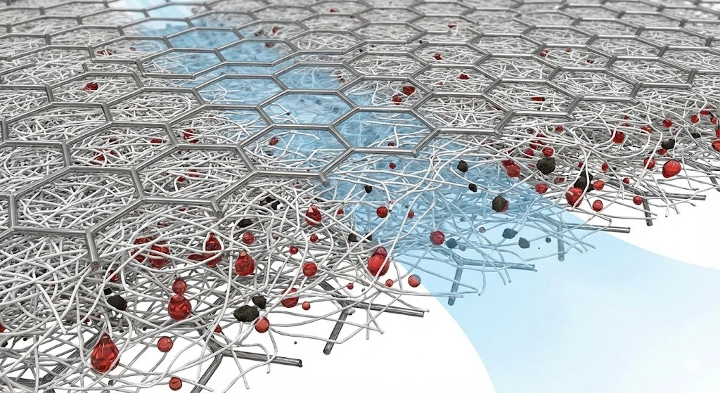 Microscopic View of HPR Filter Media