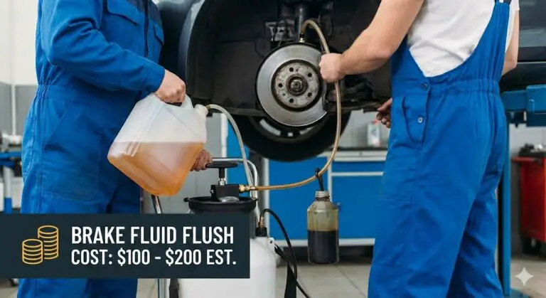 brake fluid flush cost