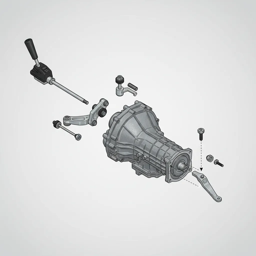 dodge ram transfer case shifter linkage diagram