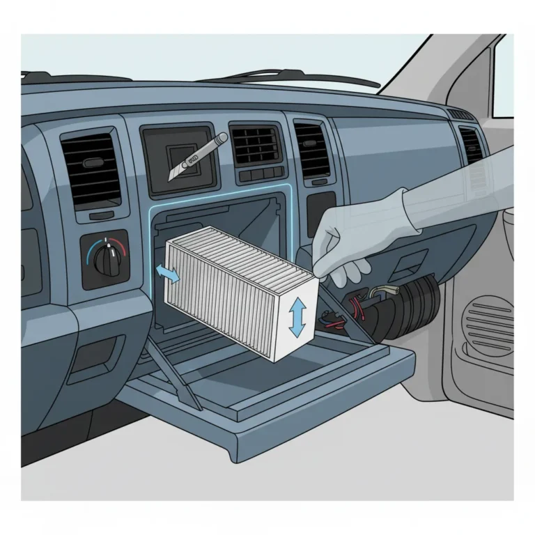 2005 Dodge Ram 1500 Cabin Air Filter Location And Retrofit Installation Guide