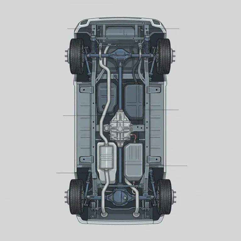 Dodge Ram 1500 Undercarriage Diagram: Structural Layout And Component Identification
