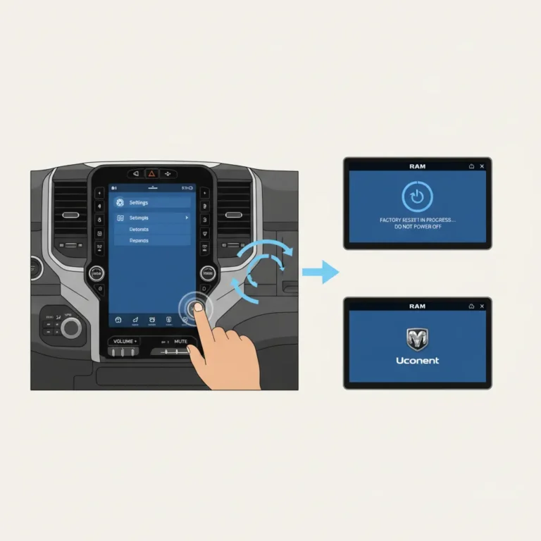 How To Reset Uconnect Ram 1500: Restore Factory Defaults And Fix Infotainment Errors