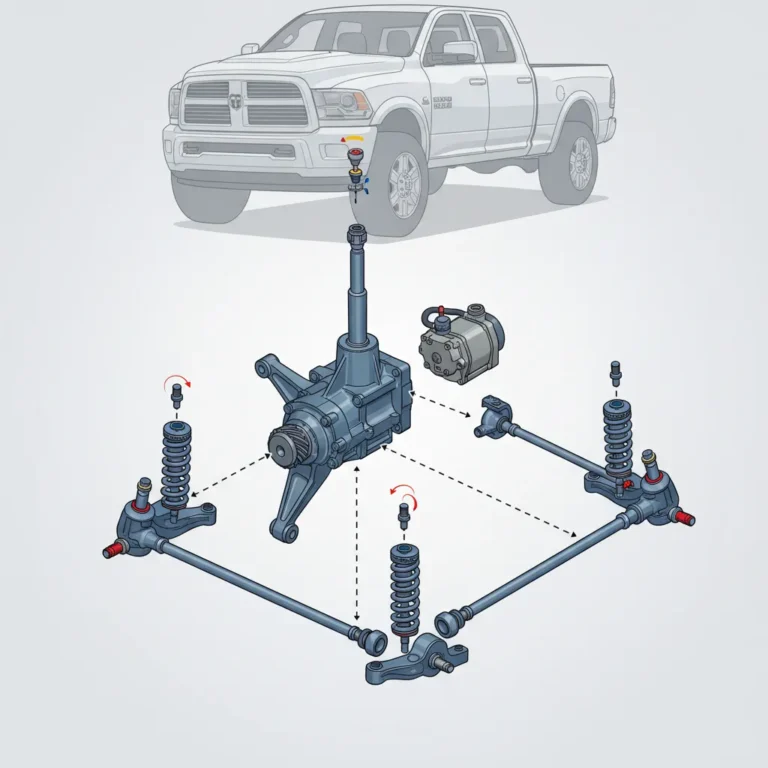 Front End Dodge Ram 2500 Steering Diagram And Component Analysis