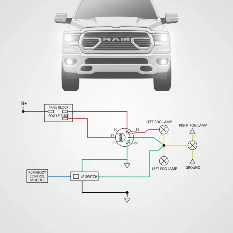 Front Suspension Dodge Ram 1500 Front End Parts Diagram: Identification