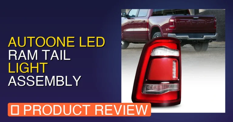 AUTOONE LED Ram Tail Light Assembly Review: Pros, Cons & Verdict