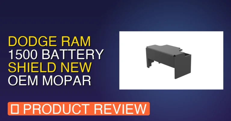DODGE RAM 1500 Battery Shield NEW Review: Pros, Cons & Verdict