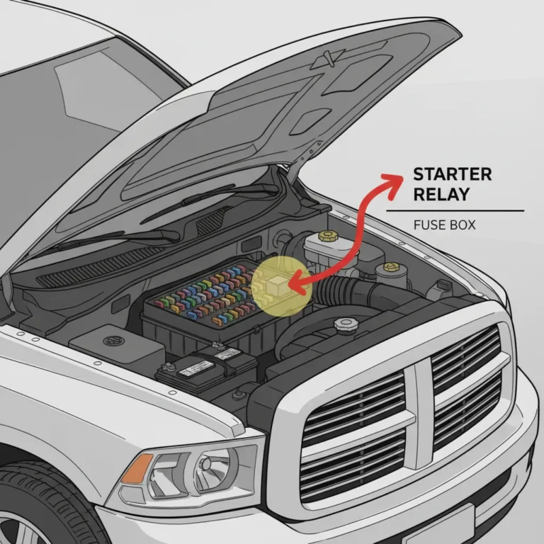2008 Dodge Ram Starter Relay Location And Troubleshooting Guide