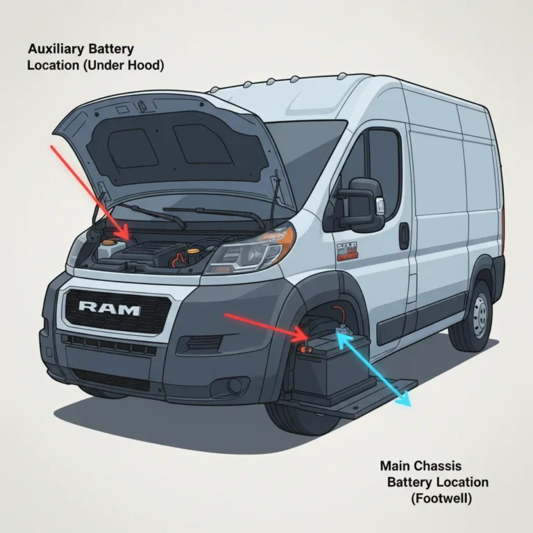 Ram Promaster 1500 Battery Location: How To Access And Replace Your Battery