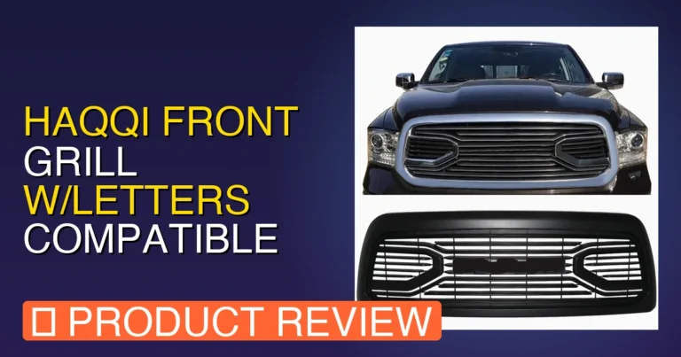 2018 Ram 2500 Grill: HAQQI Front Grill w/Letters Compatible with Revie