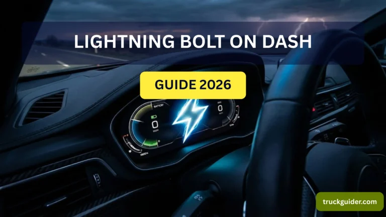 lightning bolt on dash