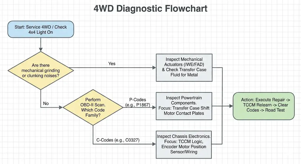 4WD Diagnostic Flowchart