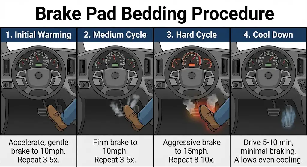 Brake Pad Bedding