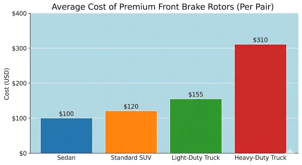 Heavy-Duty vs. Light-Duty Brake Replacement Costs