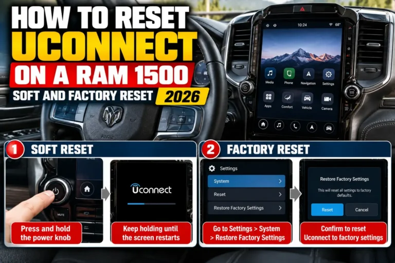 How to Reset Uconnect on a Ram 1500: Full Guide 2026