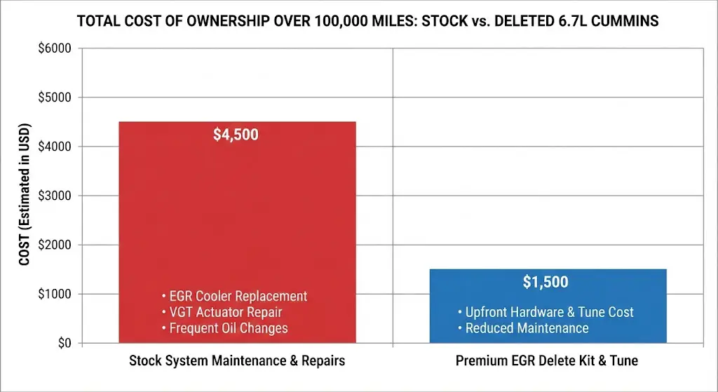 Performance Benefits and Maintenance Economics of an EGR Delete