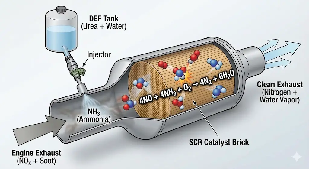 Role of Selective Catalytic Reduction