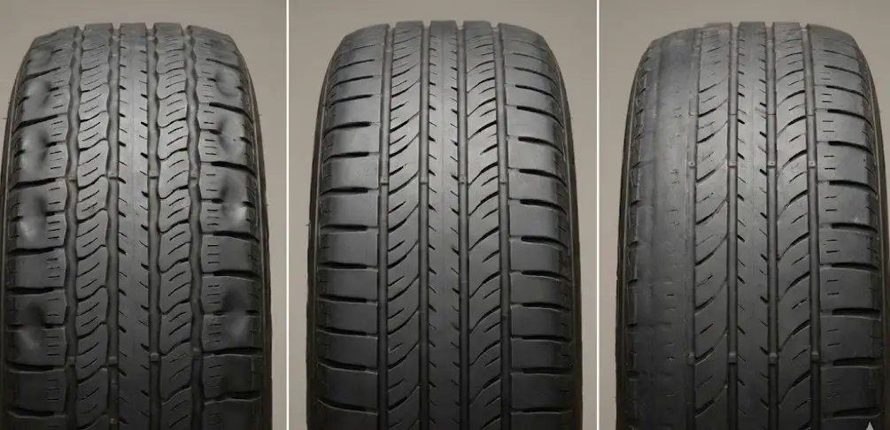 Tire Wear Patterns as Secondary Suspension Indicators