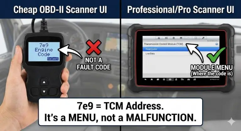 7E9 Engine Code Explained: It's Not a Fault Code (2026 Guide) - Truck ...