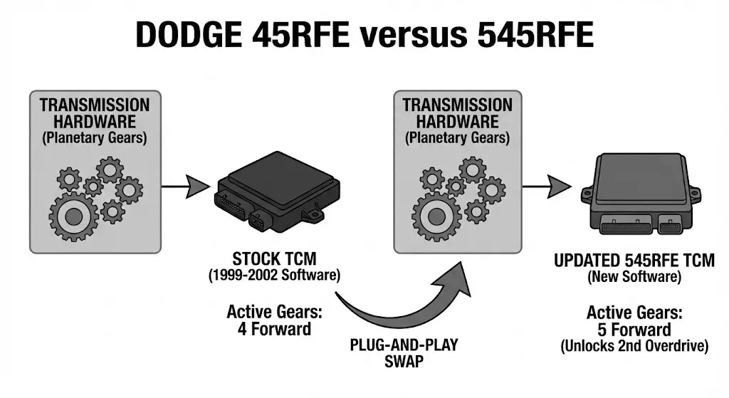 Transmission Software Upgrade Diagram