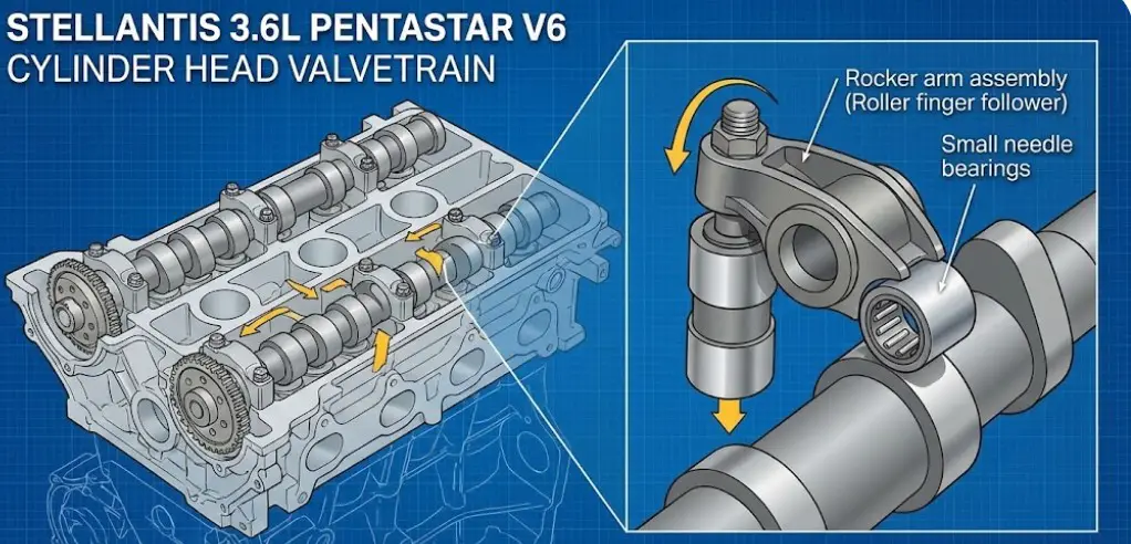Valvetrain and Rocker Arm